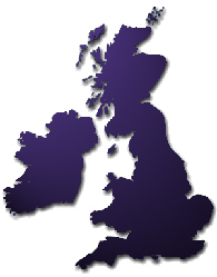 Hire Magicians For A Corporate Function UK Map