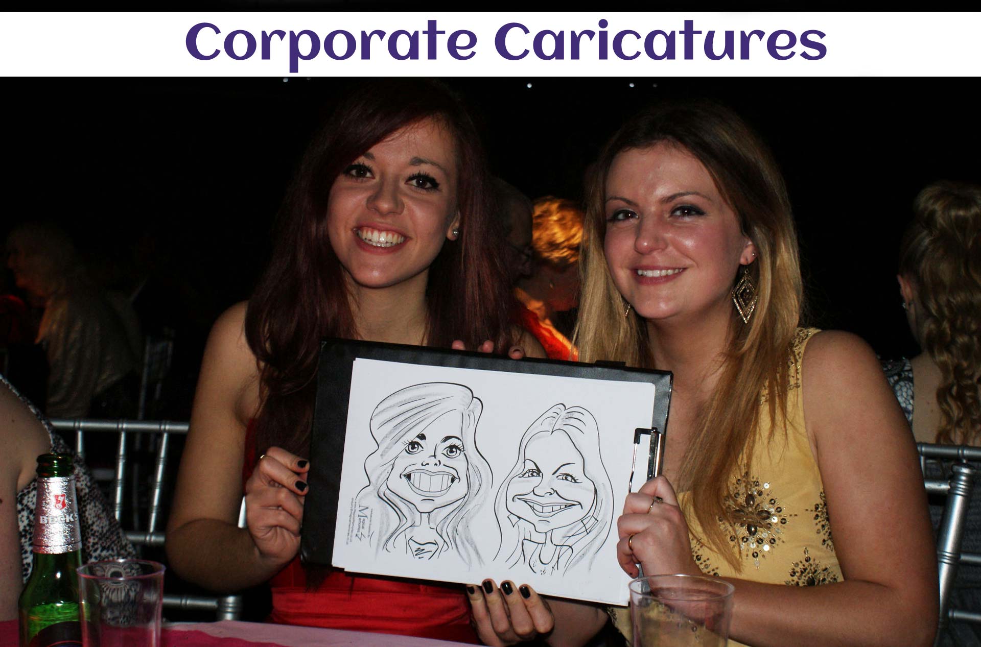 corporate caricaturists