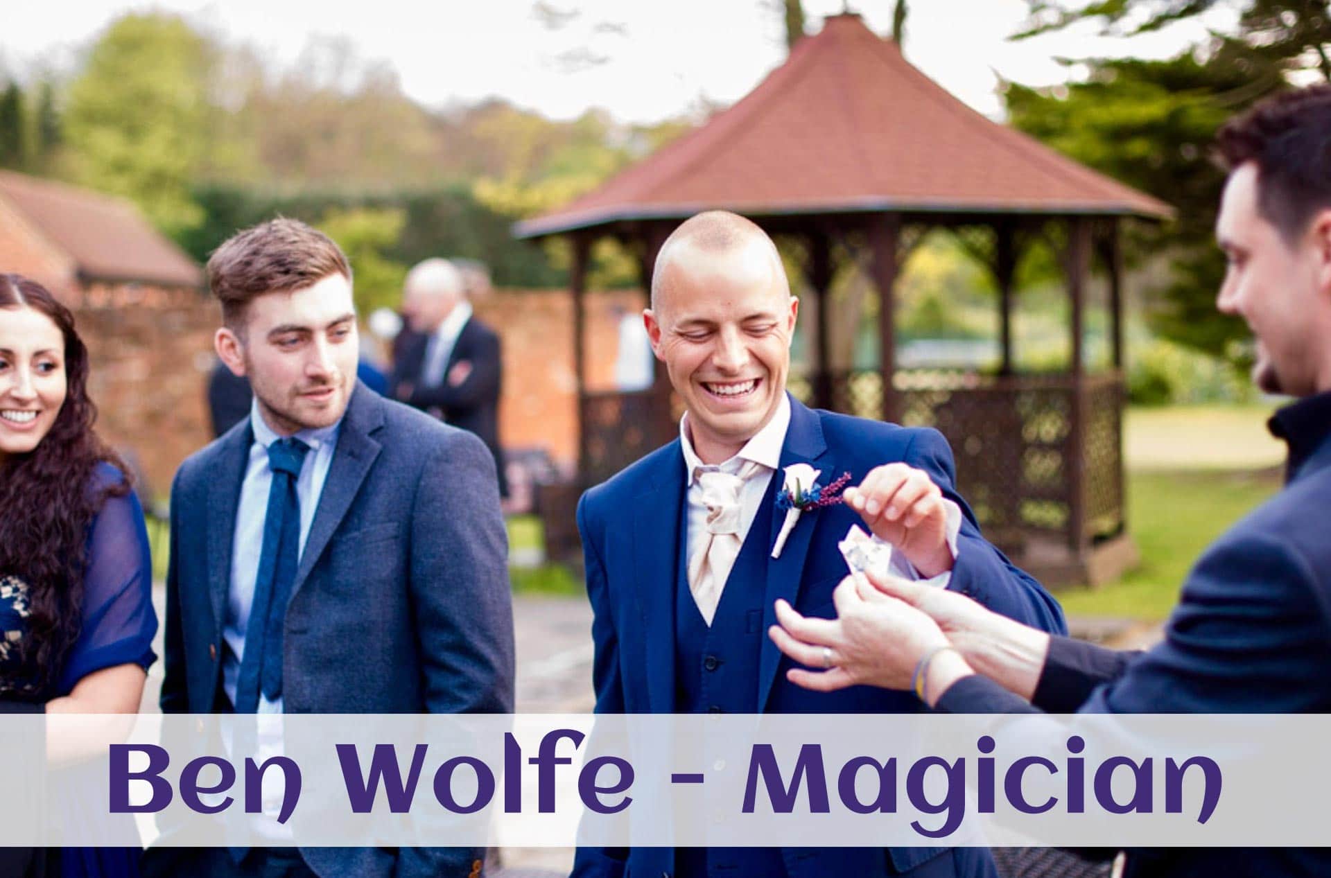 corporate magician Ben Wolfe